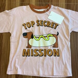 NWT Zara 5Y Hotdog Tee